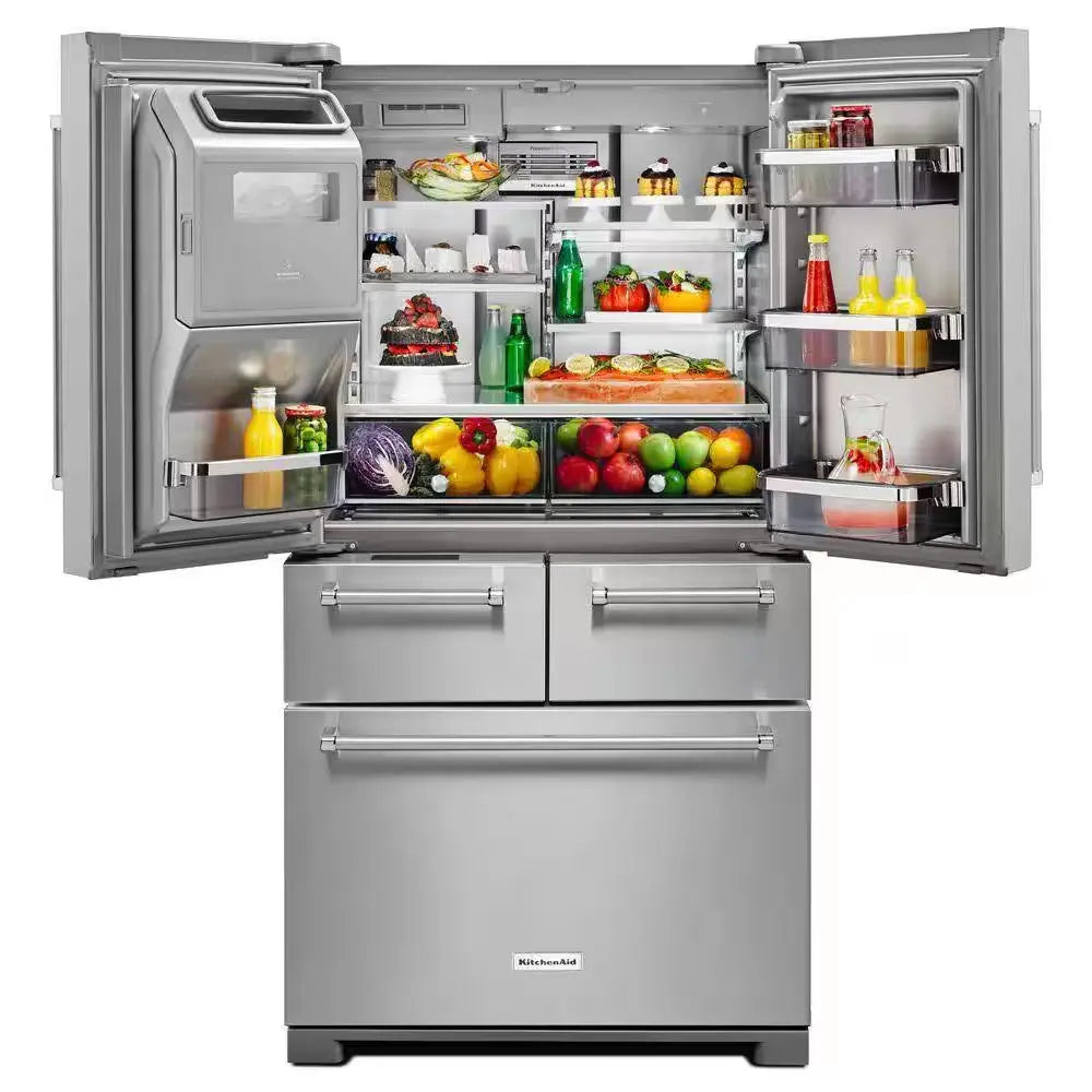 25.8 Cu. Ft. French Door Refrigerator in Stainless Steel with Platinum Interior | Fridge.com