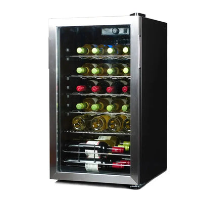 26 Bottle Single Zone Freestanding Wine Refrigerator | Fridge.com