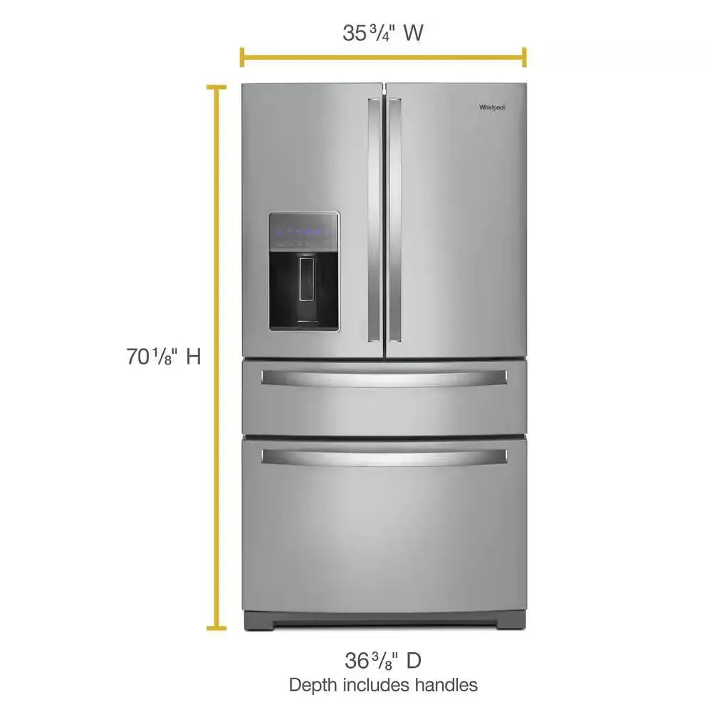 26 Cu. Ft. French Door Refrigerator in Fingerprint Resistant Stainless Steel | Fridge.com