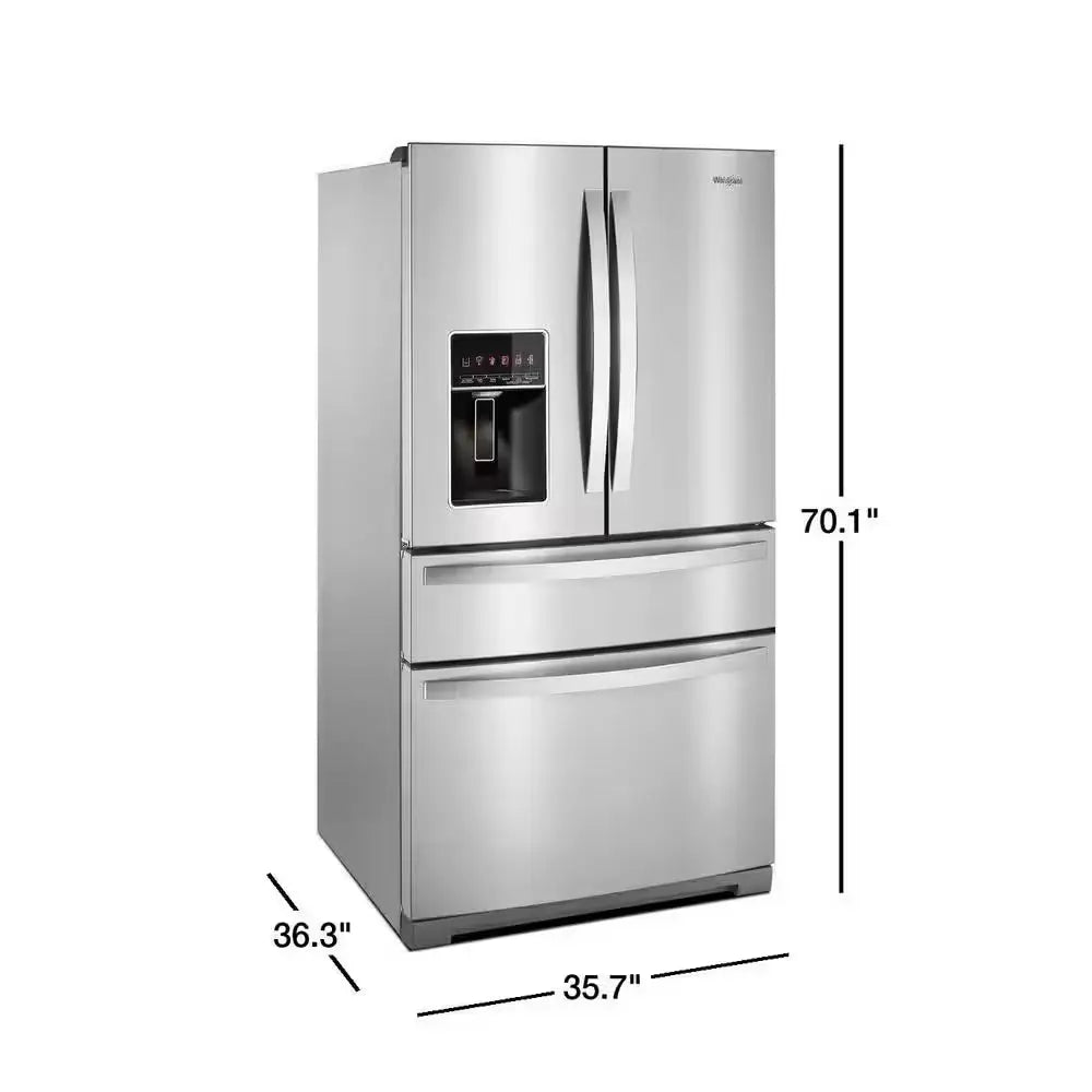 26 Cu. Ft. French Door Refrigerator in Fingerprint Resistant Stainless Steel | Fridge.com