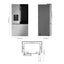 26 Cu. Ft. Smart Instaview Counter Depth MAX French Door Refrigerator in Printproof Stainless Steel | Fridge.com