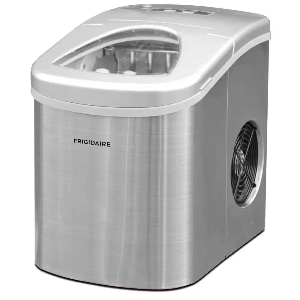 26 Lb. Portable Countertop Ice Maker in Stainless Steel | Fridge.com