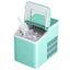 26 Lb. Portable Ice Maker in Green with Ice Scoop and Detachable Basket | Fridge.com