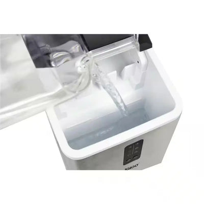 26 Lb. Portable Ice Maker in Stainless Steel | Fridge.com