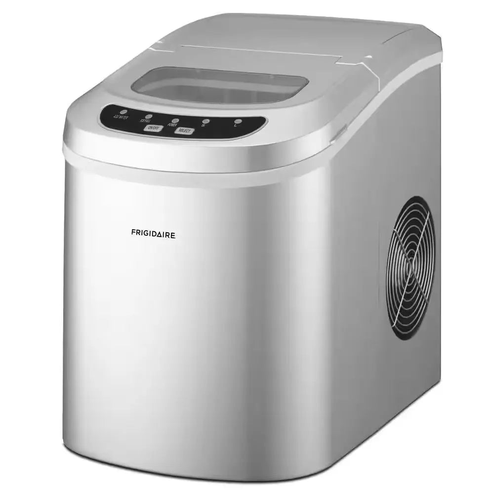 26 Lbs. Freestanding Ice Maker in Silver | Fridge.com