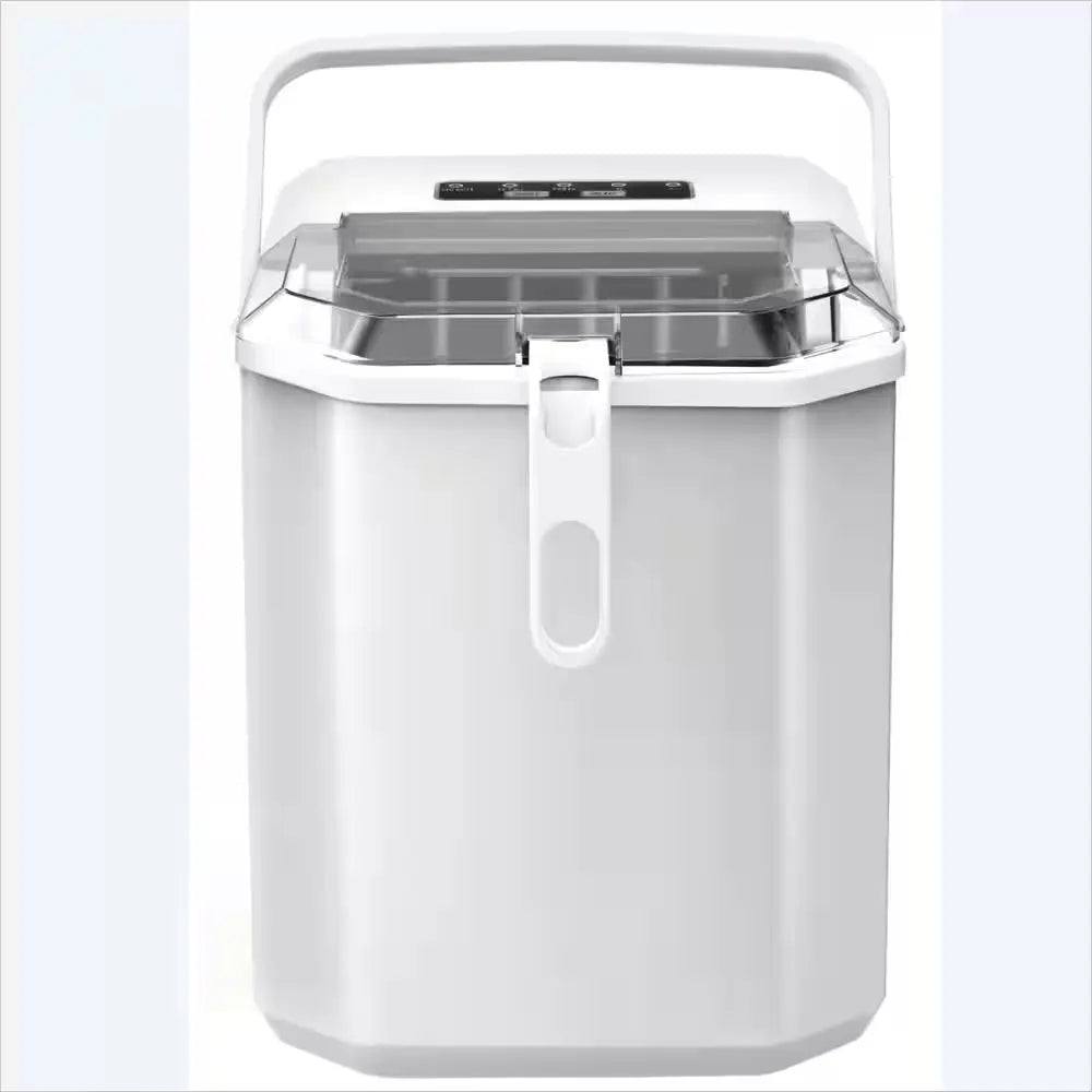 26 Lbs. Portable Countertop Bullet Ice Maker in White | Fridge.com