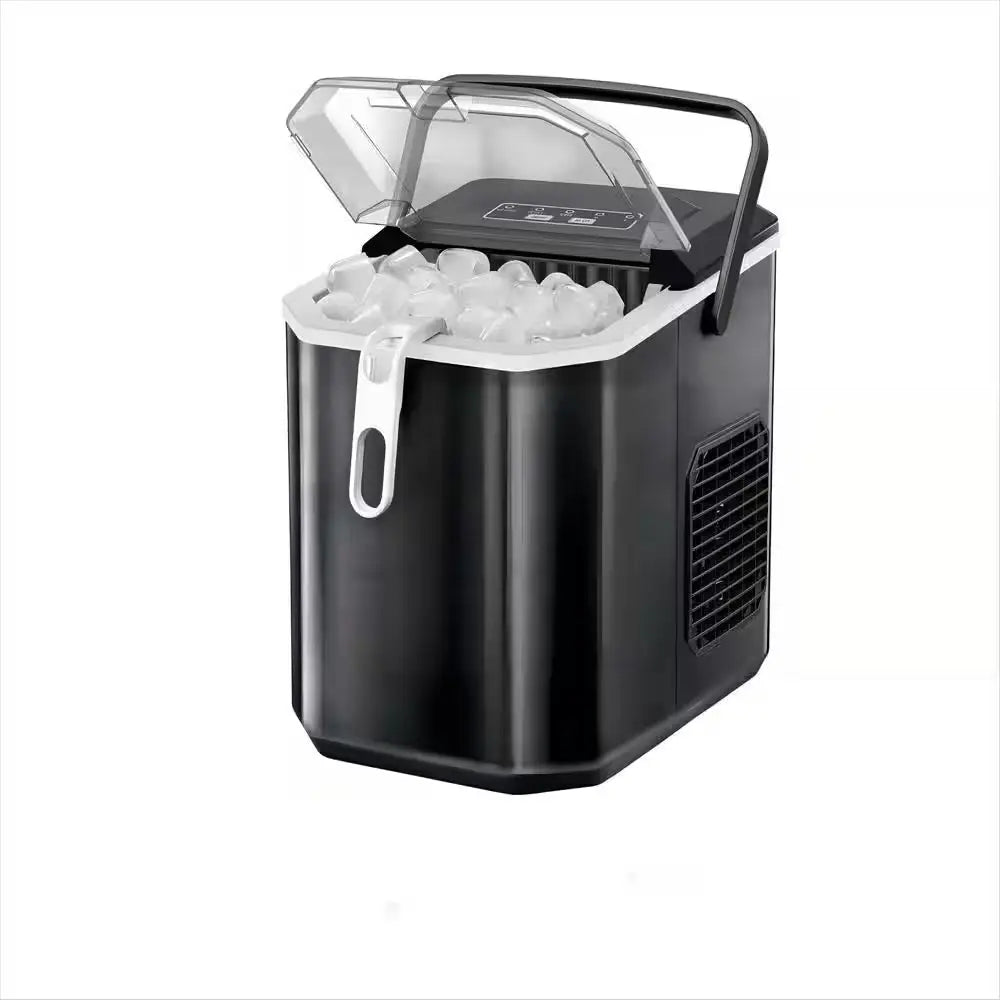 26 Lbs. Portable Countertop Bullet Ice Maker in White | Fridge.com