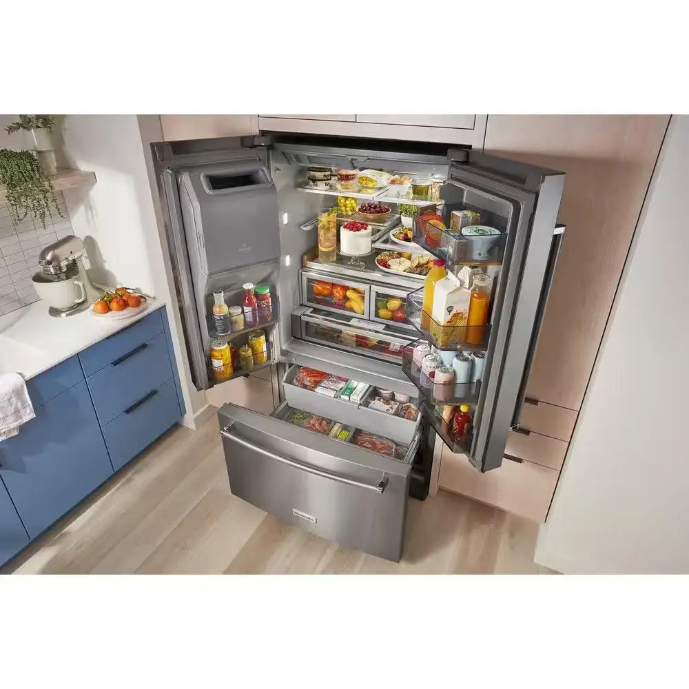 26.8 Cu. Ft. French Door Refrigerator in Stainless Steel with Printshield Finish | Fridge.com