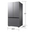 27 Cu. Ft. Counter Depth 3-Door French Door Refrigerator with Dual Auto Ice Maker Fingerprint Resistant Stainless Look | Fridge.com