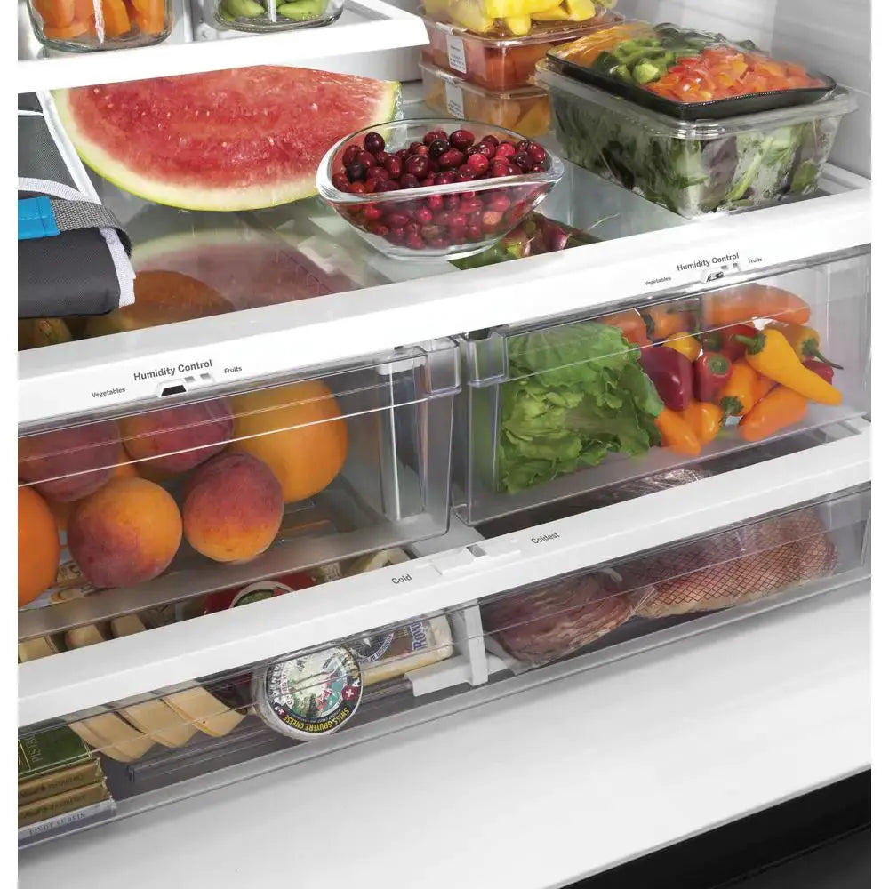 27 Cu. Ft. French Door Refrigerator in Fingerprint Resistant Stainless with Internal Dispenser, ENERGY STAR | Fridge.com