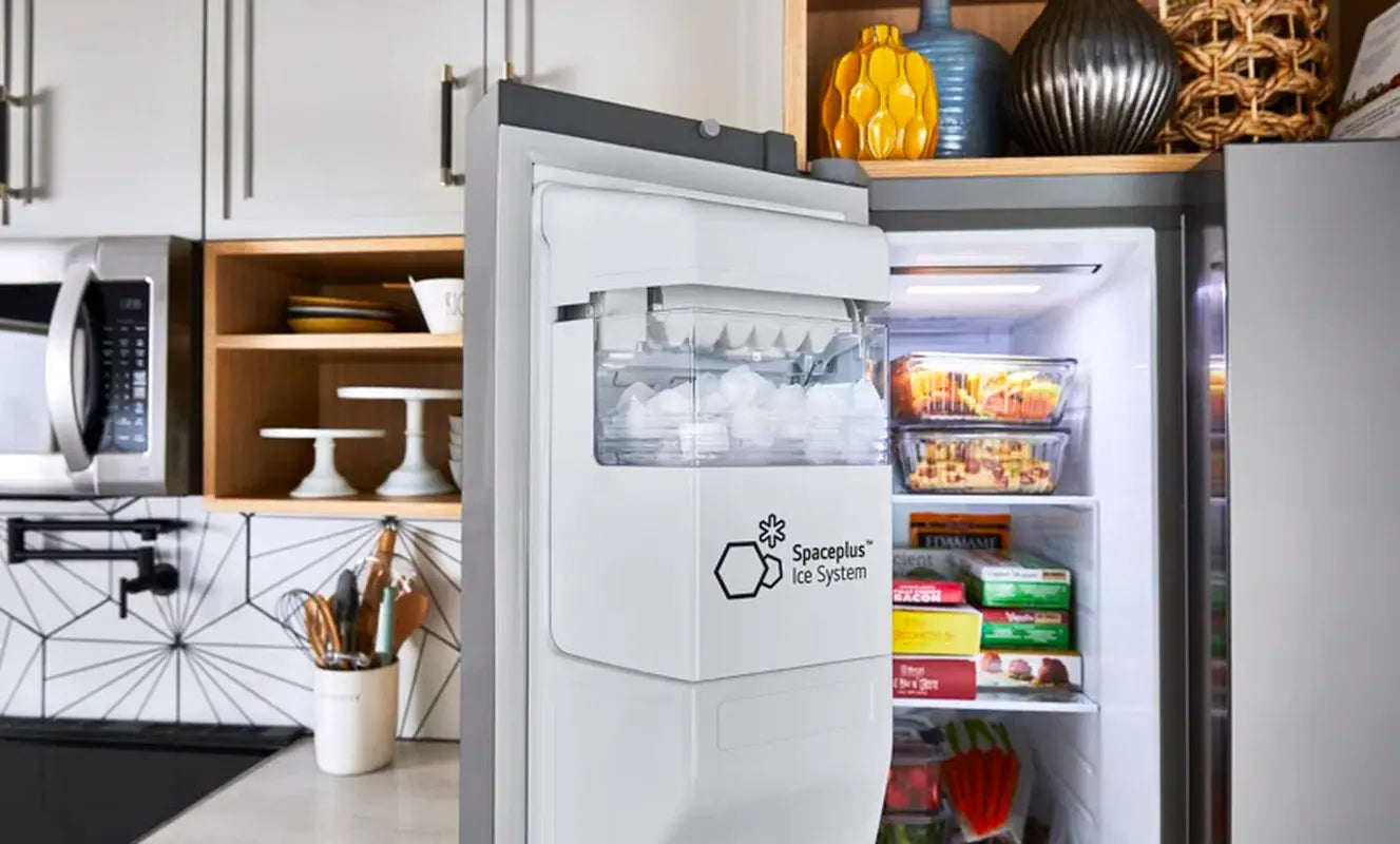 27 Cu. Ft. Side-By-Side Refrigerator with Smooth Touch Ice Dispenser | Fridge.com