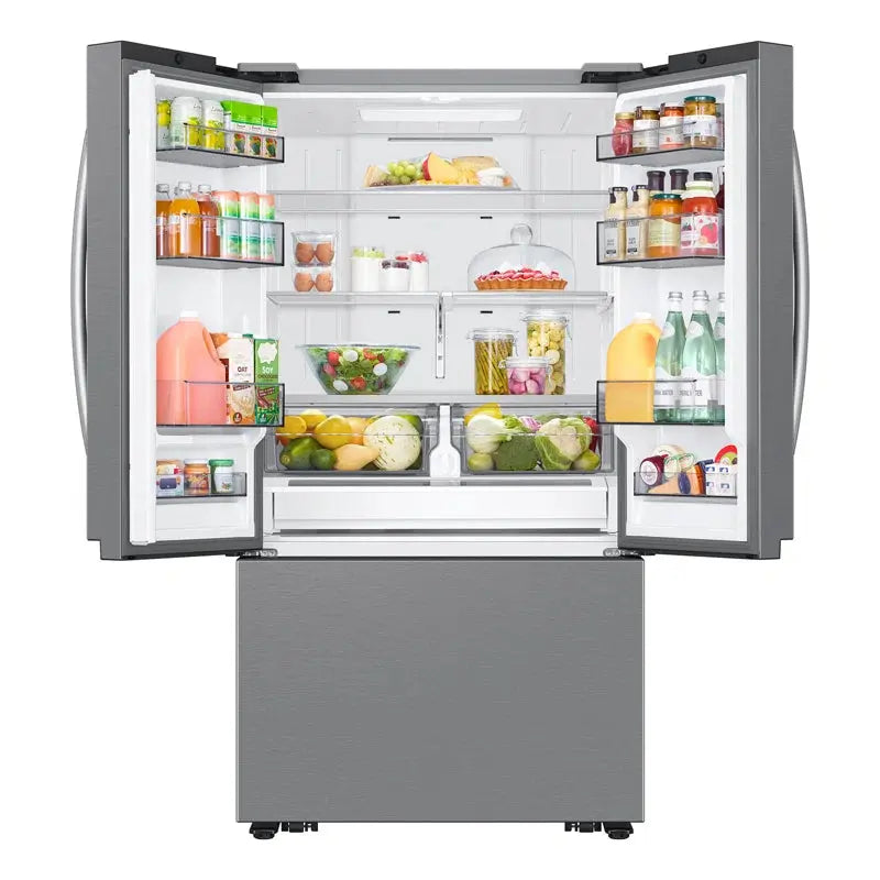 27 Cubic Feet Mega Capacity Counter Depth 3-Door French Door Refrigerator with Dual Auto Ice Maker | Fridge.com