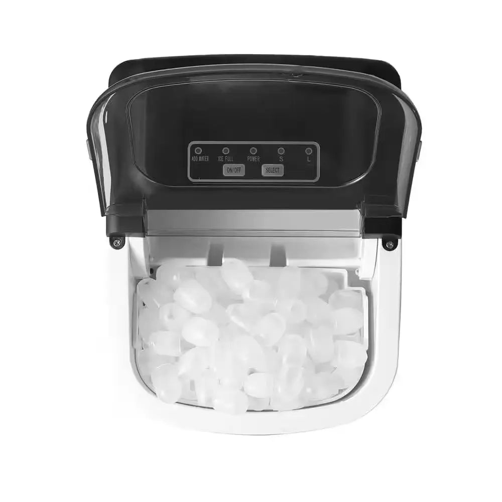 27 Lbs. Bullet Ice Countertop Ice Maker in Stainless Steel | Fridge.com