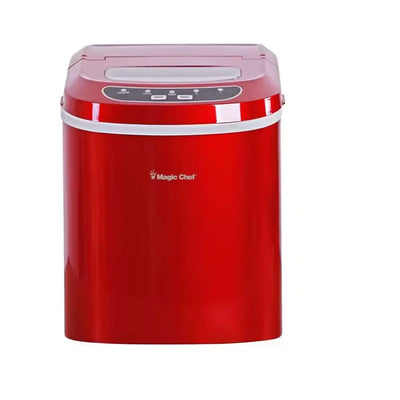 27 Lbs. Portable Countertop Ice Maker in Red | Fridge.com