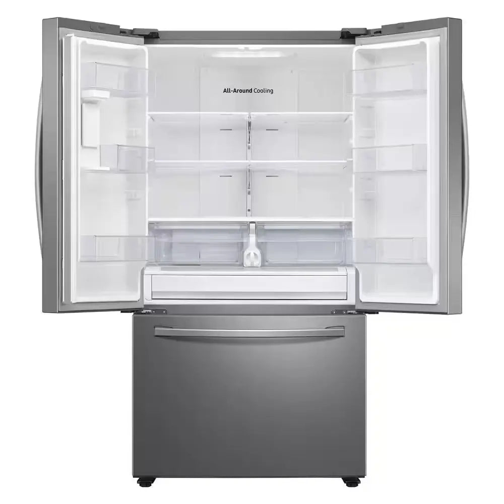 28 Cu. Ft. 3-Door French Door Refrigerator with Internal Water Dispenser in Fingerprint Resistant Stainless Steel | Fridge.com