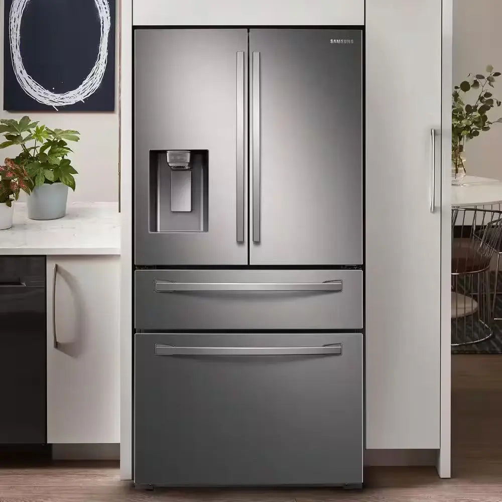 28 Cu. Ft. 4-Door French Door Smart Refrigerator in Fingerprint Resistant Stainless Steel, Standard Depth | Fridge.com