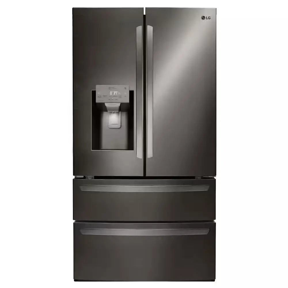 28 Cu. Ft. 4-Door French Door Smart Refrigerator with Ice and Water Dispenser in Printproof Stainless Steel | Fridge.com