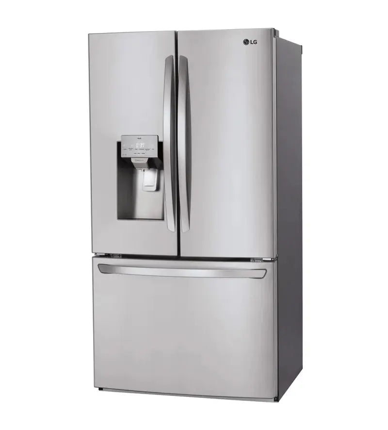 28 Cu.Ft 3 Door French Door, Standard Depth, Ice and Water with Single Ice | Fridge.com