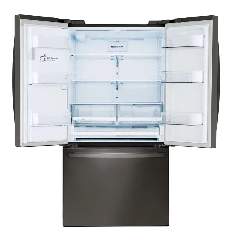 28 Cu.Ft 3 Door French Door, Standard Depth, Ice and Water with Single Ice | Fridge.com