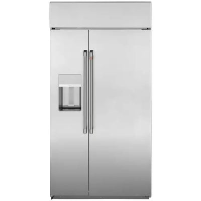 28.7 Cu. Ft. Smart Built-In Side by Side Refrigerator with Hands Free Autofill Dispenser in Stainless Steel | Fridge.com