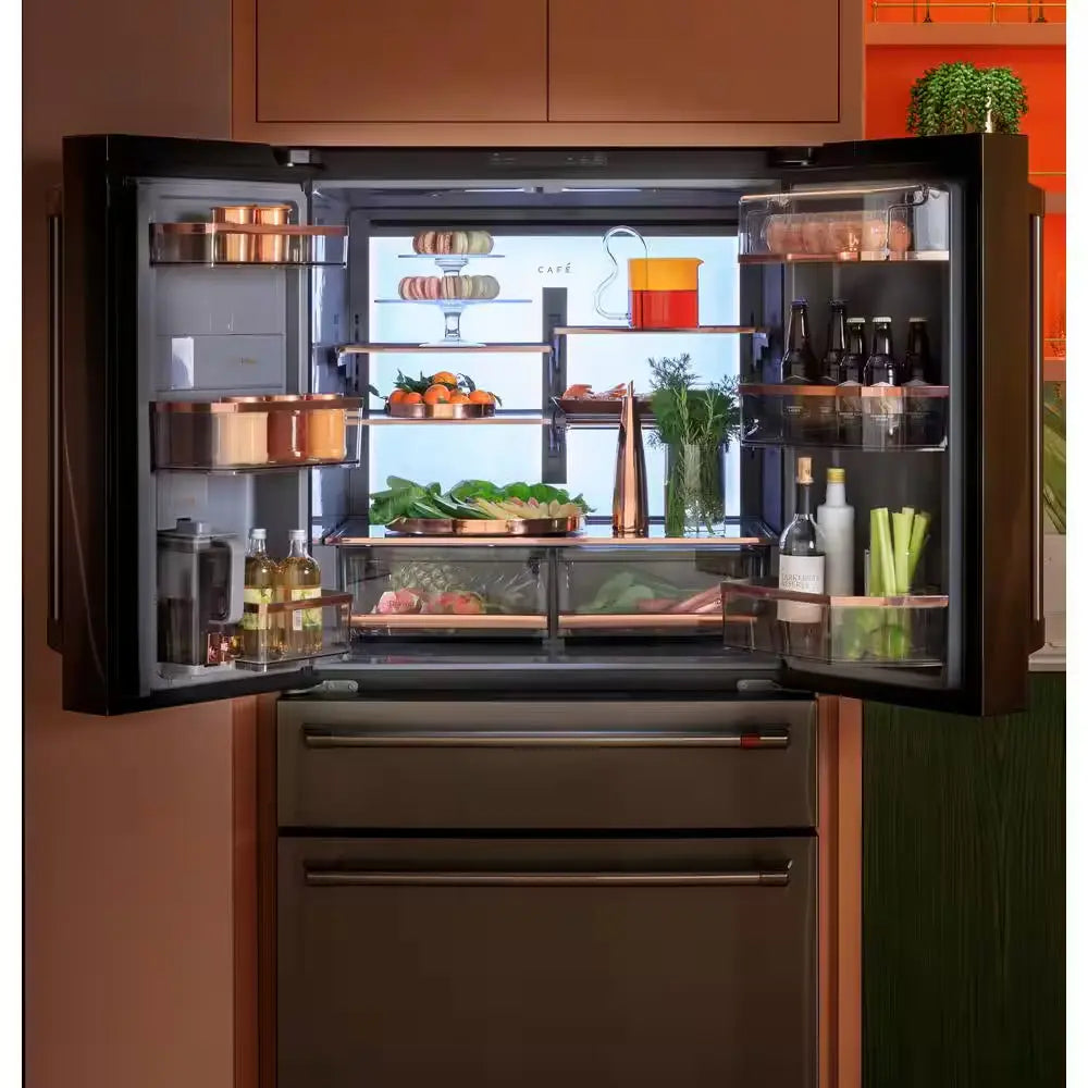 28.7 Cu. Ft. Smart Four Door French Door Refrigerator in Stainless Steel with Dual-Dispense Autofill Pitcher | Fridge.com