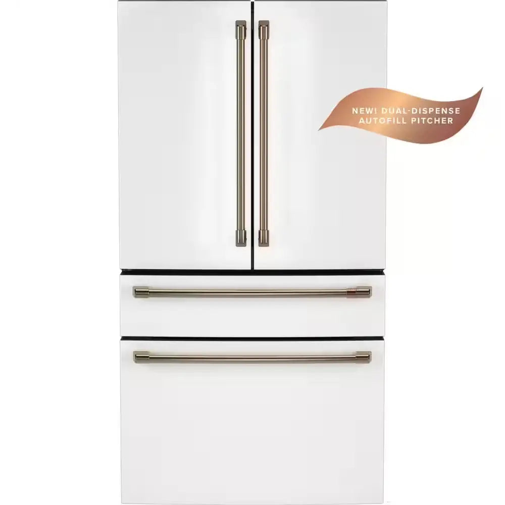 28.7 Cu. Ft. Smart Four Door French Door Refrigerator in Stainless Steel with Dual-Dispense Autofill Pitcher | Fridge.com