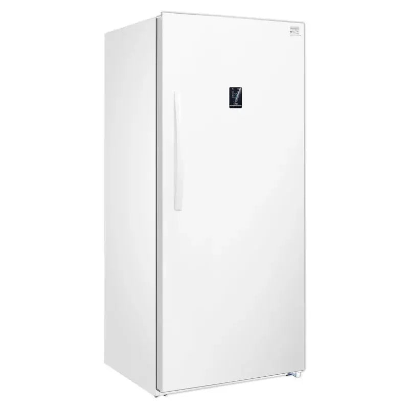 28" 14 Cu. Ft. Convertible Freezer, Partial Automatic Defrost Upright Freezer in White Garage Ready | Fridge.com