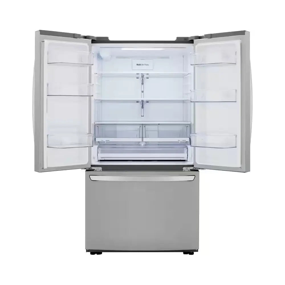 29 Cu. Ft. 3-Door French Door Refrigerator in Stainless Steel with Door Cooling+ and Internal Ice Dispenser | Fridge.com