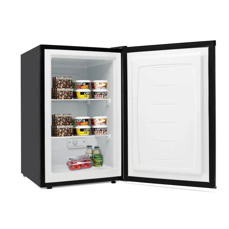 3 Cubic Feet Compact Upright Freezer with Stainless Steel Door | Fridge.com