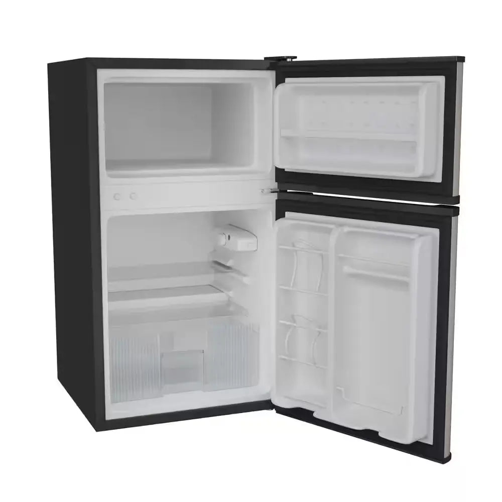 3.1 Cu. Ft. Mini Fridge in Stainless Steel with Freezer | Fridge.com