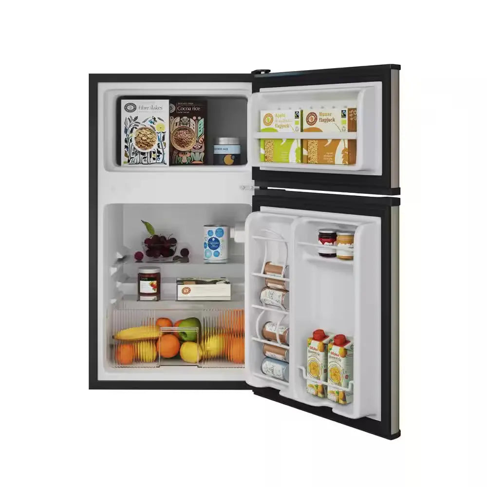 3.1 Cu. Ft. Mini Fridge in Stainless Steel with Freezer | Fridge.com