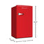 3.1 Cu. Ft. Retro Mini Fridge in Red with Freezer | Fridge.com