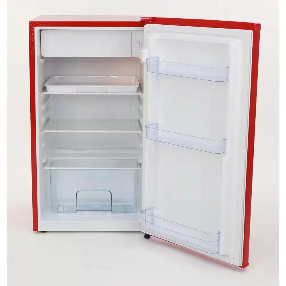 3.1 Cu. Ft. Retro Mini Fridge in Red with Freezer | Fridge.com