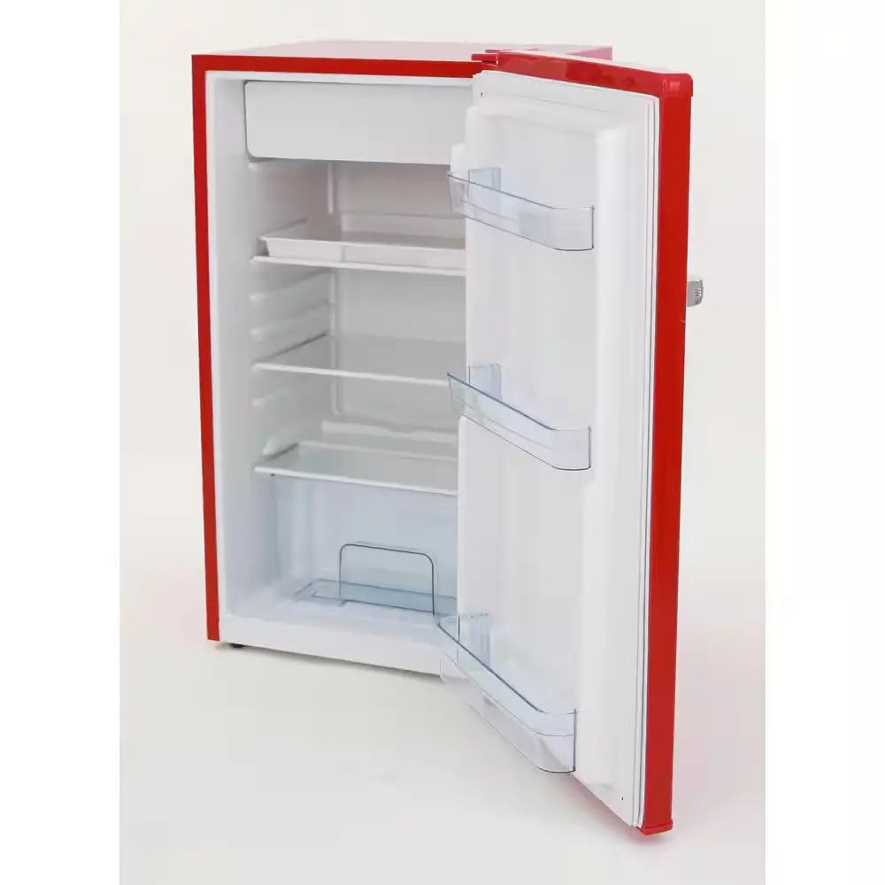 3.1 Cu. Ft. Retro Mini Fridge in Red with Freezer | Fridge.com