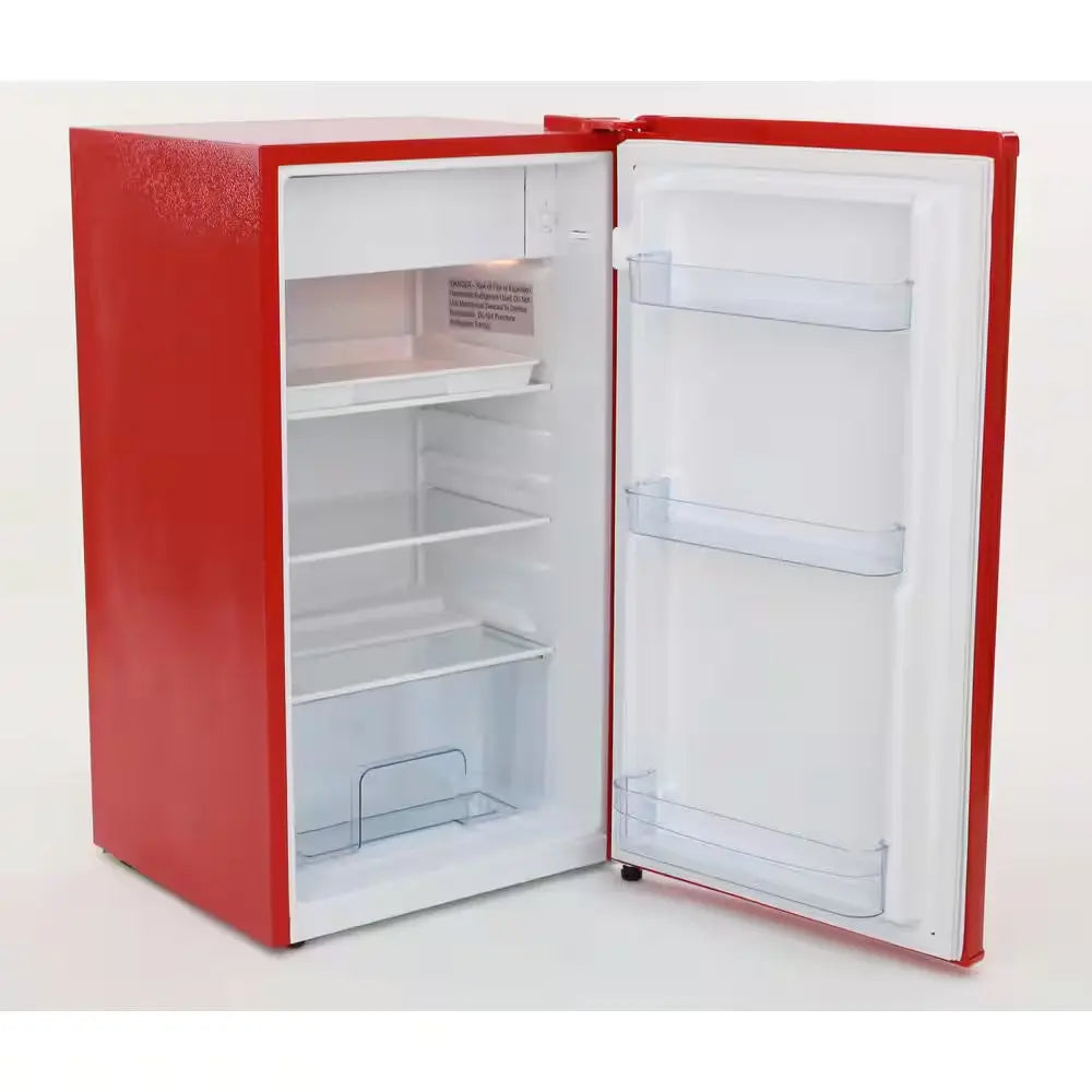 3.1 Cu. Ft. Retro Mini Fridge in Red with Freezer | Fridge.com