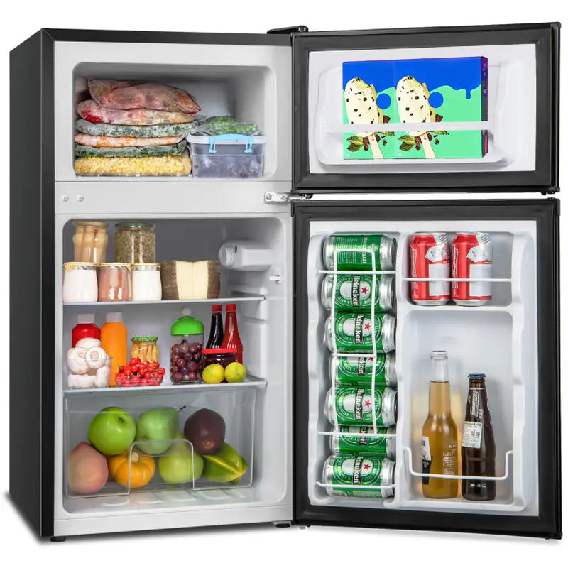 3.2 Cu. Ft Compact Mini Fridge with Adjustable Thermostat | Fridge.com