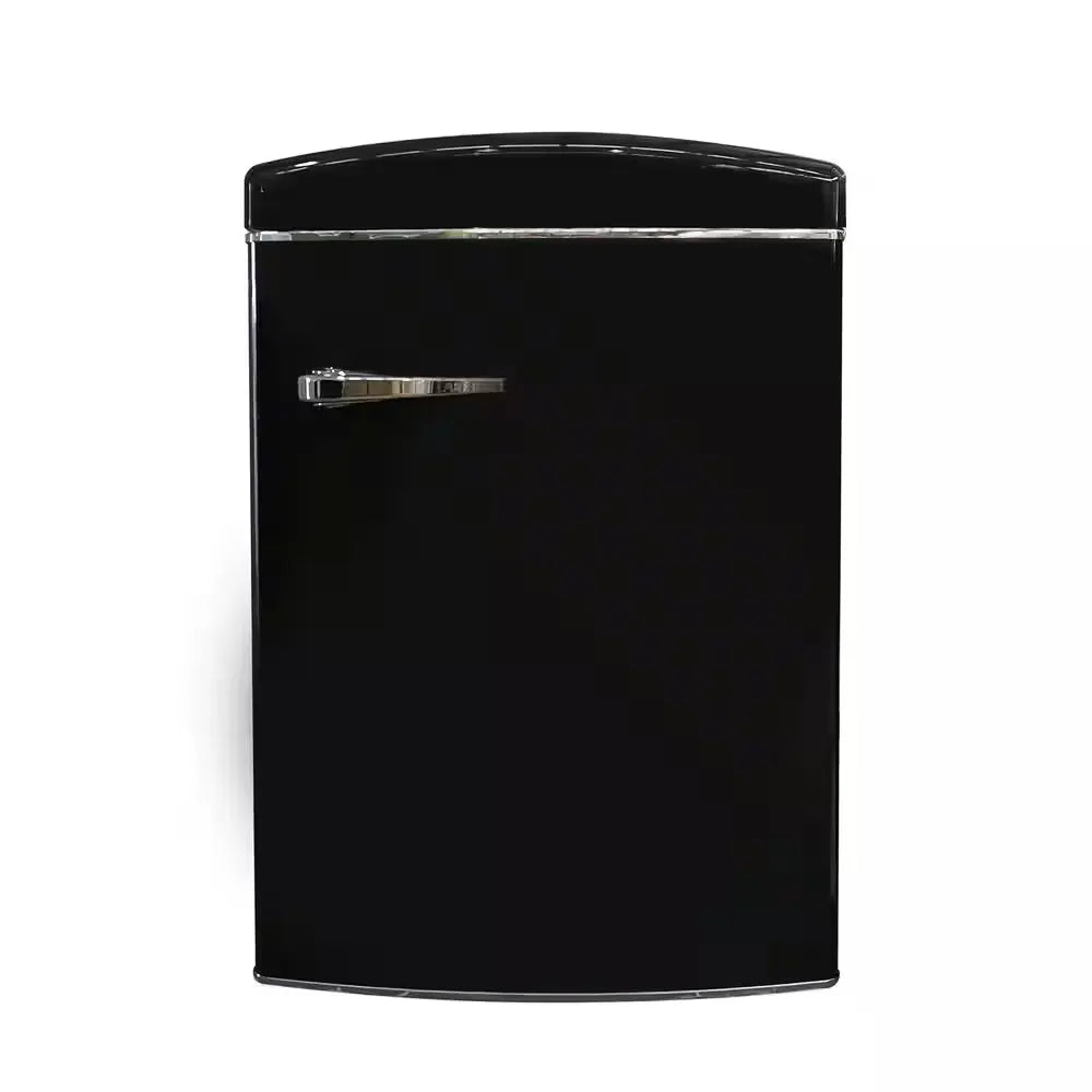 3.2 Cu. Ft. 110V Frost Free Retro Mini Refrigerator Convertible Freezer in Black | Fridge.com