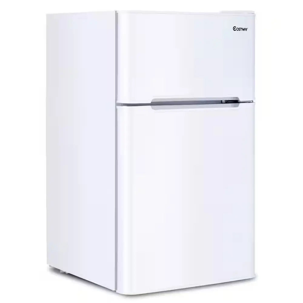 3.2 Cu. Ft. Retro Mini Fridges in Black with Freezer & Reversible Door | Fridge.com