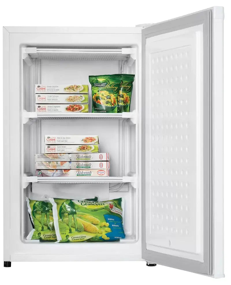 3.2 Cubic Feet Garage Ready Upright Freezer with Adjustable Temperature Controls | Fridge.com