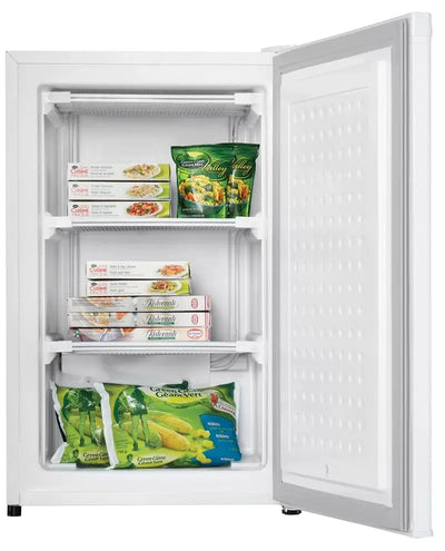 3.2 Cubic Feet Garage Ready Upright Freezer with Adjustable Temperature Controls | Fridge.com