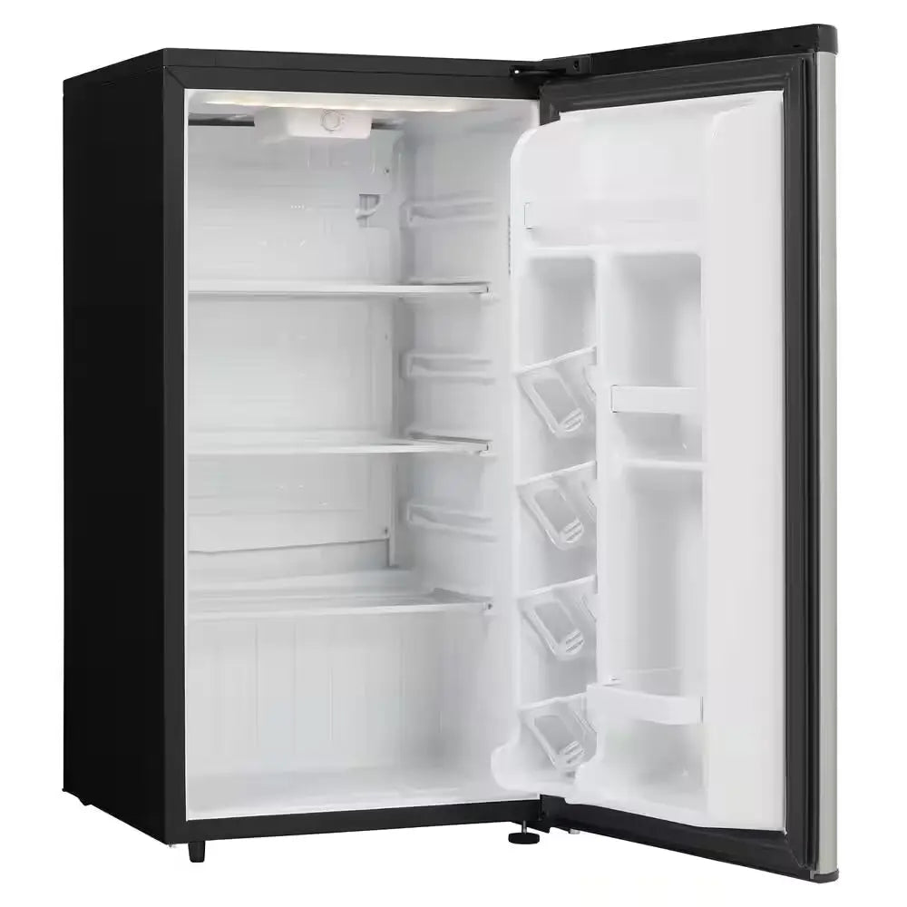 3.3 Cu. Ft. Retro Mini Fridge in Stainless Steel without Freezer | Fridge.com