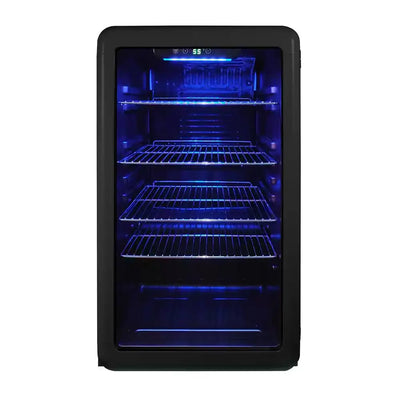 3.4 Cu. Ft. Retro Beverage Cooler, in Black | Fridge.com