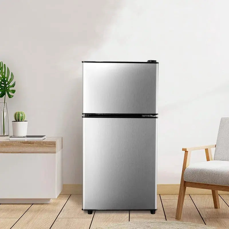 3.5 Cu. Ft. Retro Freestanding Mini Fridge with Freezer, 2-Door Compact Refrigerator with Top Freezer | Fridge.com