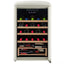 30 Bottle Free Standing Retro Wine Cooler in Wine Red | Fridge.com