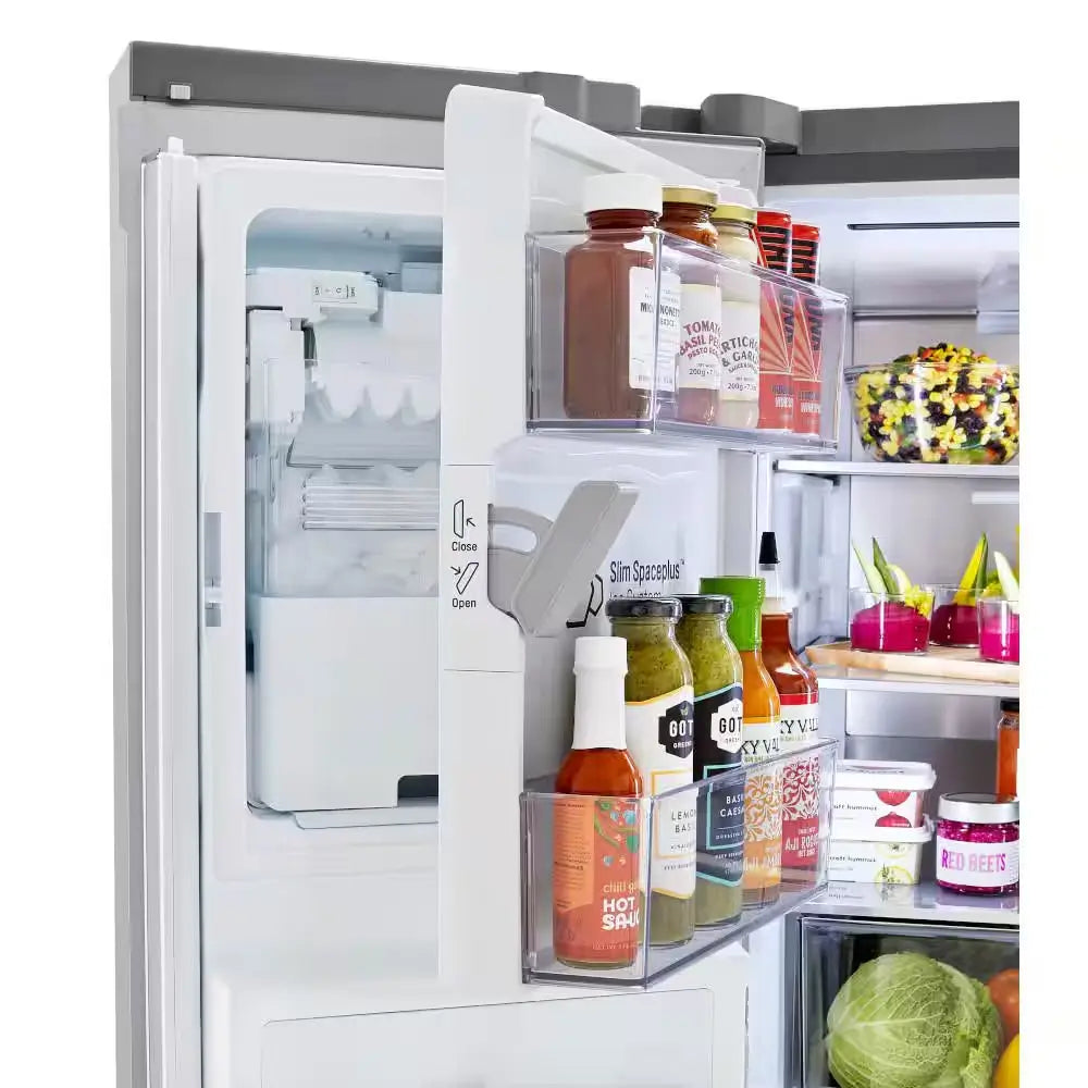 30 Cu. Ft. 4-Door French Door Refrigerator Full Convert Drawer, Smart Cooling and Craft Ice, Print Proof Stainless Steel | Fridge.com