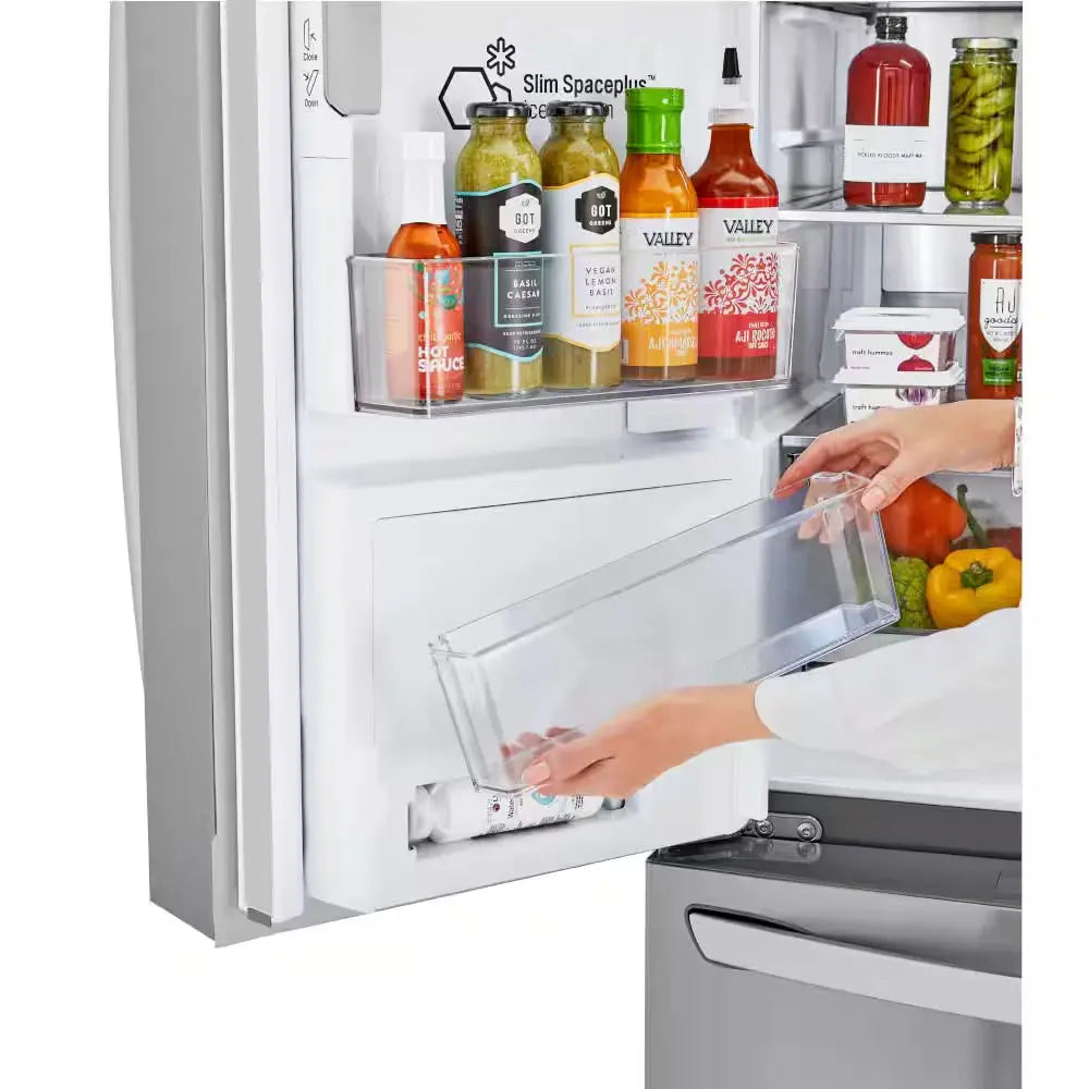 30 Cu. Ft. 4-Door French Door Refrigerator Full Convert Drawer, Smart Cooling and Craft Ice, Print Proof Stainless Steel | Fridge.com