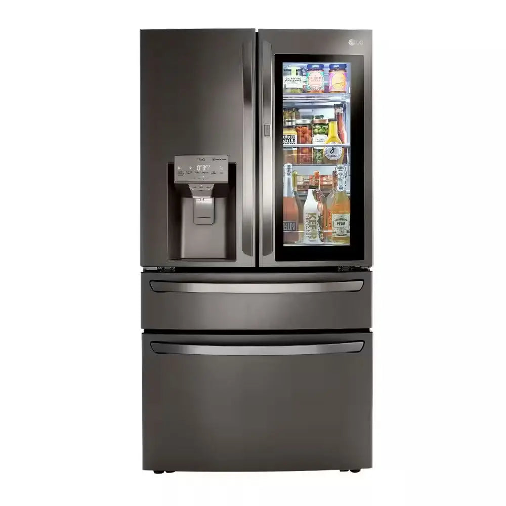 30 Cu. Ft. French Door Refrigerator, Instaview, Full-Convert Drawer, Craft Ice in Printproof Stainless Steel | Fridge.com