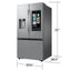 30 Cu. Ft. Mega Capacity 3-Door French Door Refrigerator with Family Hub™ in Stainless Steel | Fridge.com