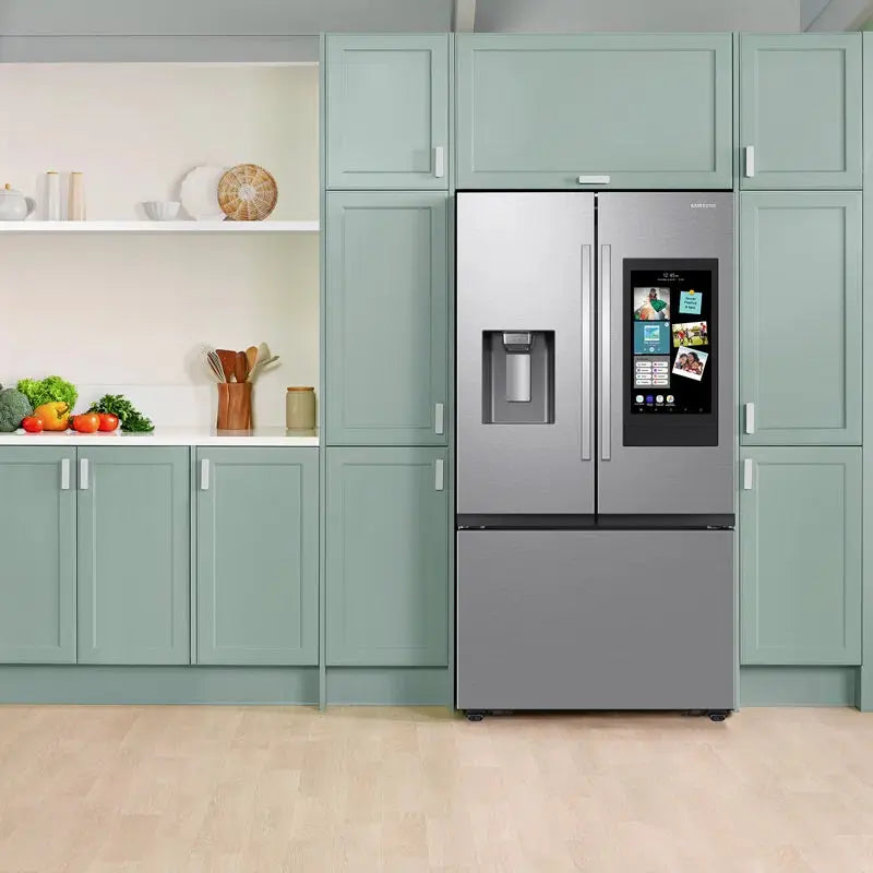 30 Cu. Ft. Mega Capacity 3-Door French Door Refrigerator with Family Hub™ in Stainless Steel | Fridge.com