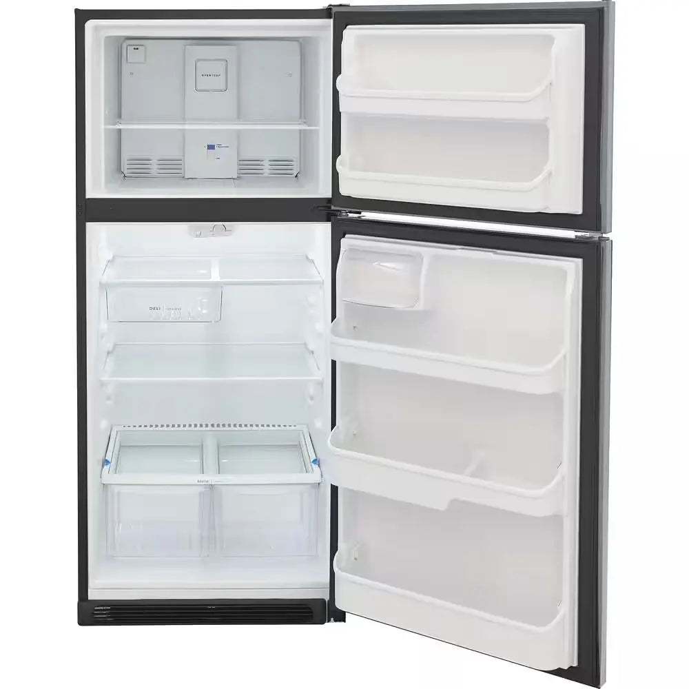 30 In. 20.4 Cu. Ft. Top Freezer Refrigerator in Stainless Steel | Fridge.com